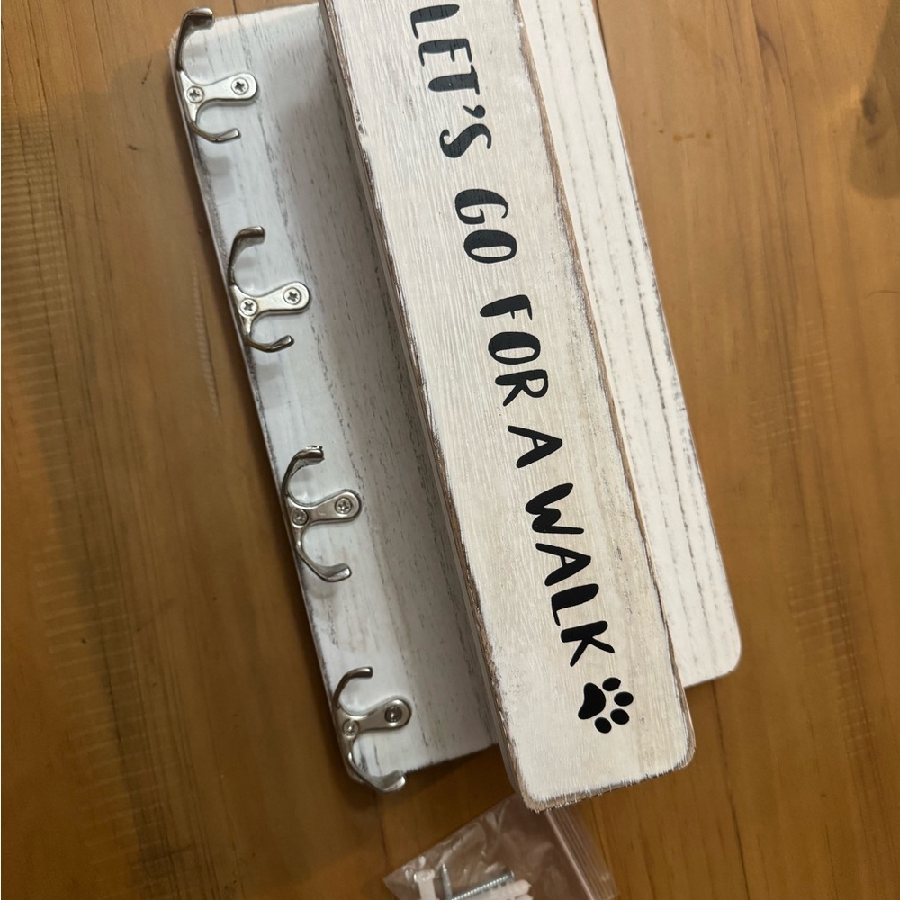 Dog Walking Essentials Set with White Rack
